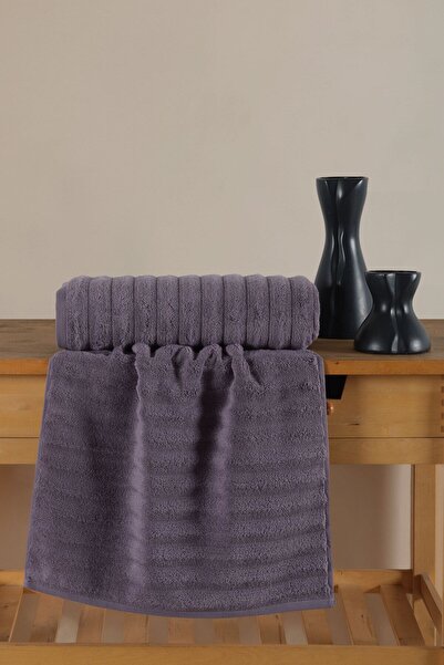 VAROL منشفة حمام من القطن الدقيق الفاخر من سلسلة ويف مقاس 80 × 150 سم