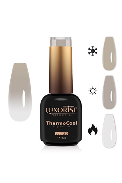 LUXORISE Oja semipermanentă termică ThermoCool cu ​​3 culori - Cashmere Love ...