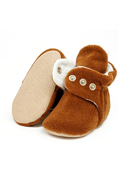 Ella Bonna Kaydırmaz Taban Polar Pamuk Astarlı Unisex Bebek Çocuk Ev Terliği Basic