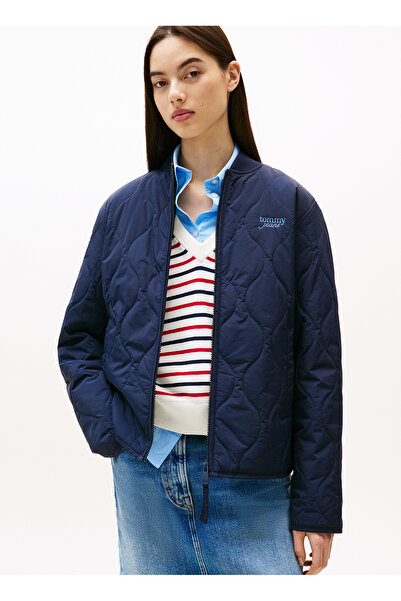 Tommy Jeans Standart Lacivert Kadın Ceket DW0DW20962C1G