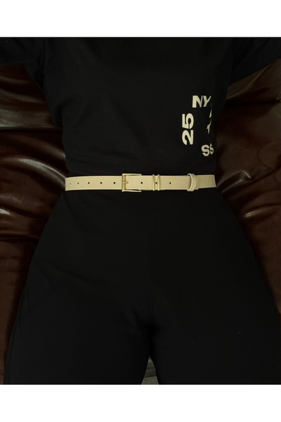 LİA KEMER Takim Tokali Gold Belt, Jacket Belt, Pants Belt, Daily Belt