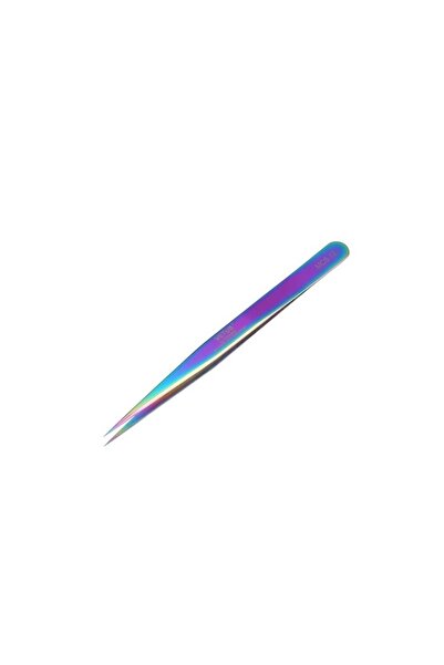 Vetus Mcs-12 Stainless Steel Anti-Static Straight Integrated Tweezers Purple