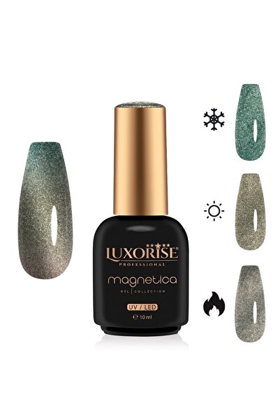 LUXORISE Полуперманентен лак за нокти MAGNETICA - ThermoCharm, Mint Breeze 10 мл