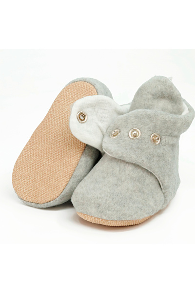 Ella Bonna Kaydırmaz Taban Polar Pamuk Astarlı Unisex Bebek Çocuk Ev Terliği Basic