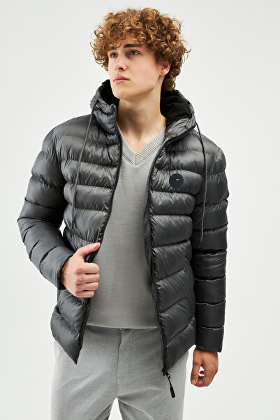 D1fference Erkek Kışlık Şişme Mont Sıcak Tutan Dolgu İçi Astarlı Su İtici Rüz...