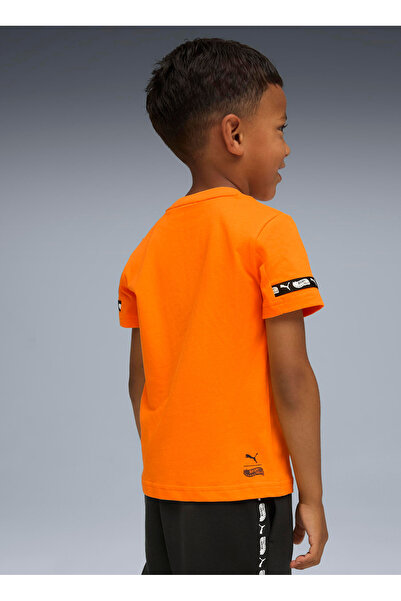Puma Plain Orange T-Shirt for Boys 63239526-Puma X Hot Wheels Graphic