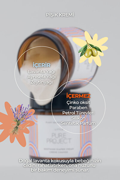 Pure Project Pişik Kremi - Hacim: 100ml