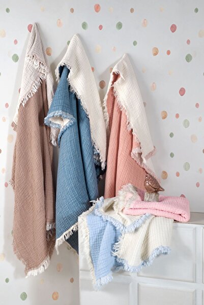 VAROL 5 Layer 100% Cotton Muslin Baby Blanket