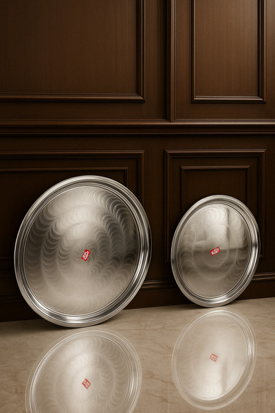 Metler صينية من الفولاذ المقاوم للصدأ 80 سم + 40 سم، طقم من قطعتين |   صينية ...