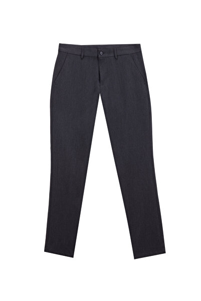 Fabrika Normal Bel Normal Paça Slim Fit Antrasit Erkek Pantolon F5WM-PNT 2536