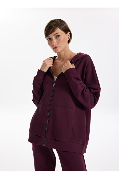 Fabrika Bordo Kadın Sweatshırt TATAM-Y