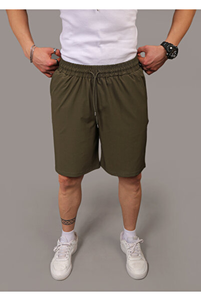 EydaMoon Лайкра Мішкуватий крій Парашутна тканина Шнуровані кишені на талії Літні шорти та бермуди