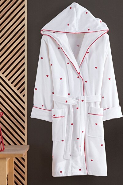 VAROL Love Series Heart Hooded (Children's Bathrobe)