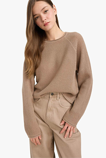 DeFacto Beige Women's Sweater L2567Az/Bg647