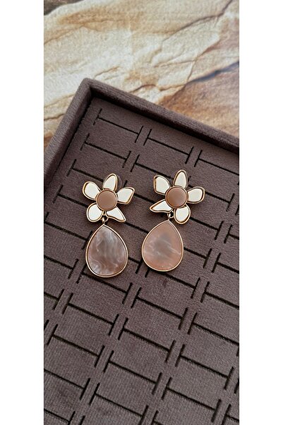 KAD COLLECTION Pinterest Brown Flower Earrings