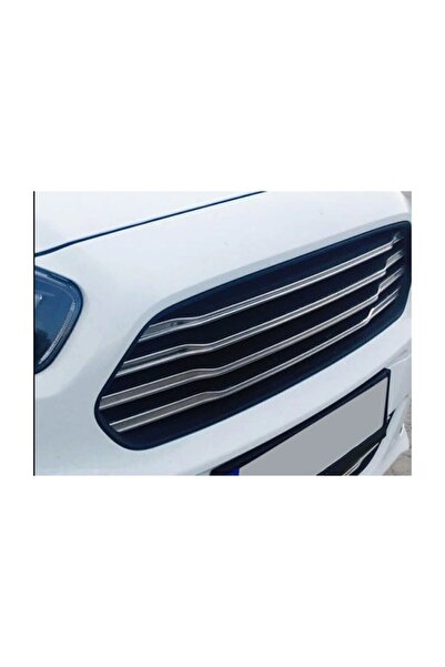 Başkent Oto Dizayn Ford Courier Krom Ön Panjur 6 Parça Paslanmaz Çelik 2013-2018