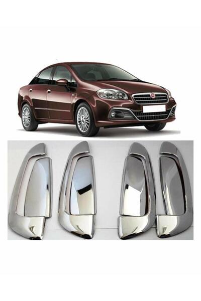 Genel Markalar Fiat Linea Krom Kapı Kolu 2 Kapı 4 Parça 2007 Ve Üzeri Paslanmaz Çelik (ÇERÇEVELİ)