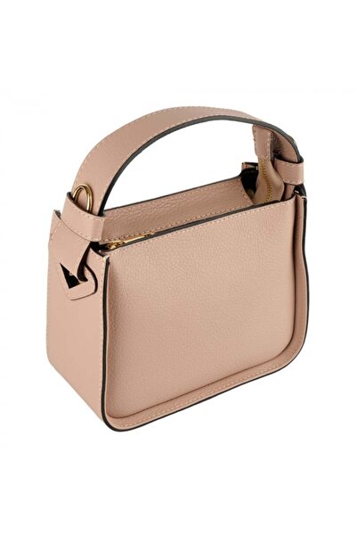 AZZURA Geanta Indira, din piele 100% naturala roz cipria 8225