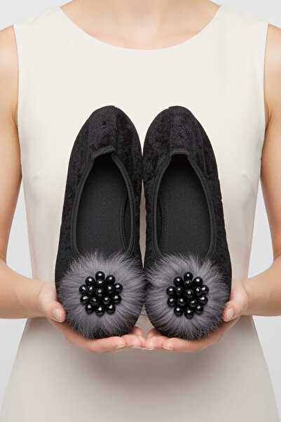 CEYDA SHOES Ошатні оксамитові балетки для щоденного використання - подарунок, тапочки, капці та виставкові Pisi Pisi