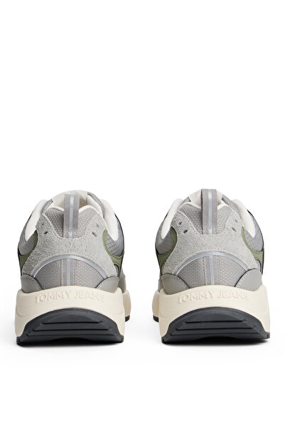 Tommy Hilfiger Gri Erkek Sneaker TJM RUNNER MIX MATERIAL