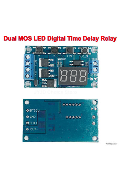 Choice تيار مستمر 12 فولت 24 فولت مزدوج MOS LED تأخير الوقت الرقمي التتابع ال...