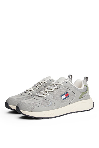 Tommy Hilfiger Gri Erkek Sneaker TJM RUNNER MIX MATERIAL