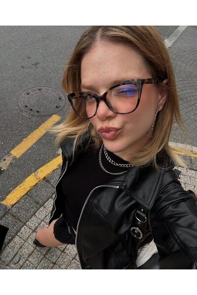 MONAL Cateye Blueblock 56 Ekartman Gözlerinizi Korur Ve Dinlendirir Dereceli Cam Takılabilir