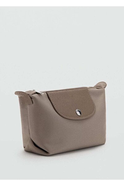 MANGO Woman Orta boy naylon kozmetik çantası