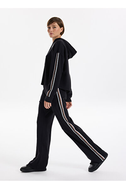 Fabrika Siyah Kadın Eşofman Altı F5WL-EA0043