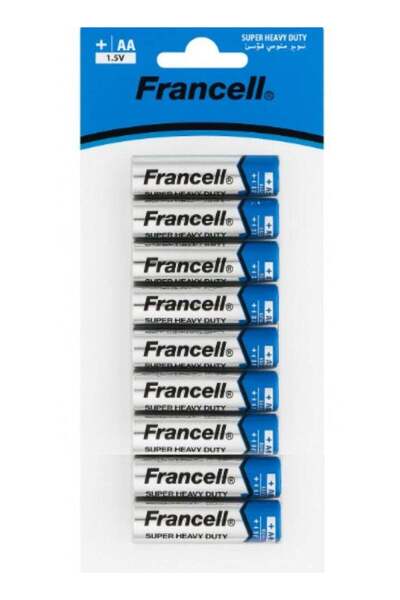 FRANCELL بطاريات AA فائقة التحمل 1.5 فولت - عبوة من 20 قطعة