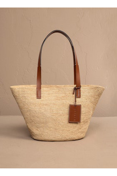 Manebi Bej Kadın Omuz Çantası V 8.8 DZ