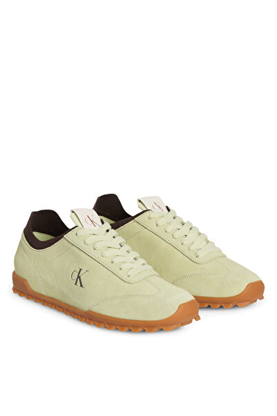 Calvin Klein LOW PROFILE RUNNER MG SUE Yeşil Kadın Sneaker