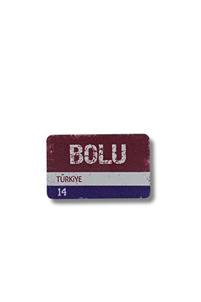 CraftbyBYC Bolu Şehir Temalı Retro Ahşap Buzdolabı Magneti-Hediyelik Konsept ...