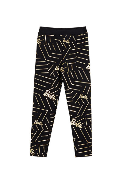 Barbie Siyah Kız Çocuk Tayt BRB5WG-TYT6202