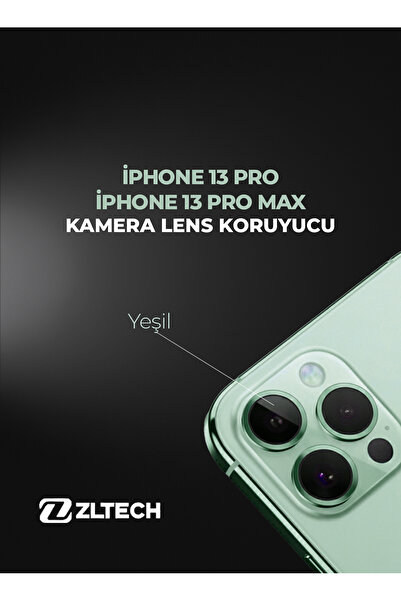 ZLTECH iPhone 13Pro/13Pro Max Uyumlu Kamera Lens Koruyucu