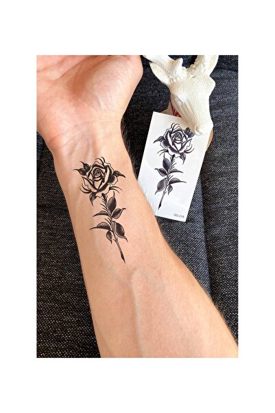 HEDİYEVİM Geçici Gül Figürlü Dövme Tatto