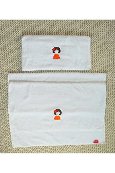 MEŞELİ TEKSTİL Жіночий вишитий рушник для ванної кімнати та рушник для рук, 100% бавовна, гігієнічний