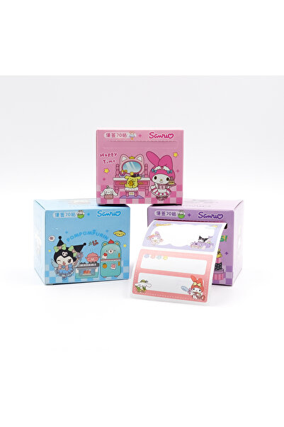 repro design Sanrio Character Roll Sticker Set of 70 6X4 cm – Box Color May Vary Depending on Stock Condition