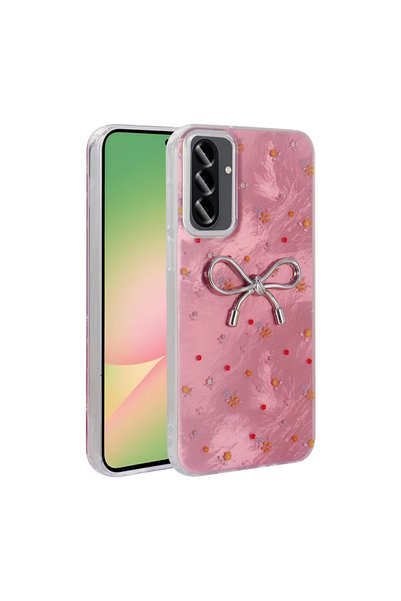 TechTrove غطاء متوافق مع هاتف Galaxy A56 مع حماية للكاميرا وتصميم حجر الشريط ...