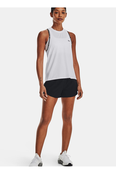 Under Armour 1376935-001-UA Vanish 3in Short Siyah Lastikli Bel Normal Düz Kadın Şort