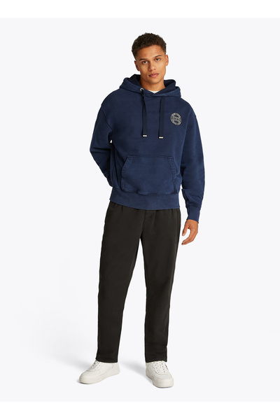 Tommy Jeans Kapüşon Yaka Koyu Lacivert Erkek Sweatshırt DM0DM20831C1G TJC RLX...