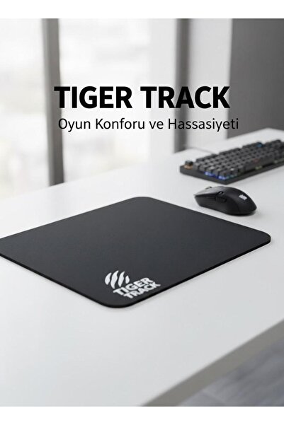 TIGER TRACK Gaming Mouse Pad 30x25 cm – Pürüzsüz Yüzey, Profesyonel Oyun Deneyimi