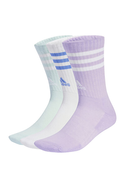 adidas JW2766 3S C SPW CRW 3P Çok Renkli Unisex Çorap