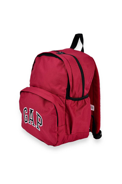 GAP Bordo Çocuk 40x29x15 cm Sırt Çantası ÇİFT BÖLME OKUL ÇANTASI