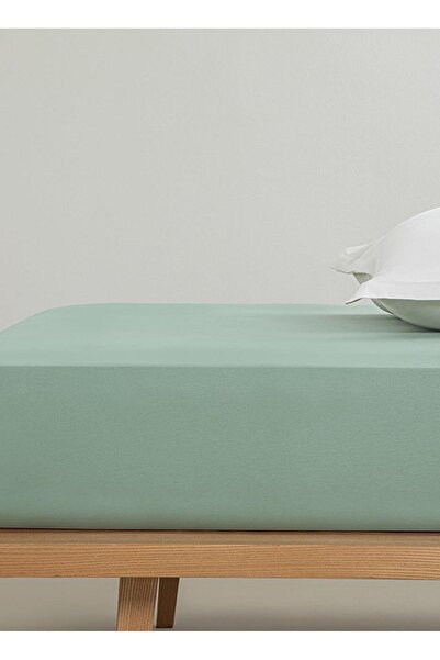 English Home Green Fitted Sheet with Elastic Band 160X200Cm Çağlayeş