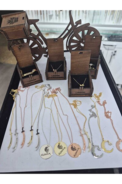 Papatya Silver 925 Ayar Gümüş Altın Kaplama Taşlı Zülfikar Kılıç Kolye