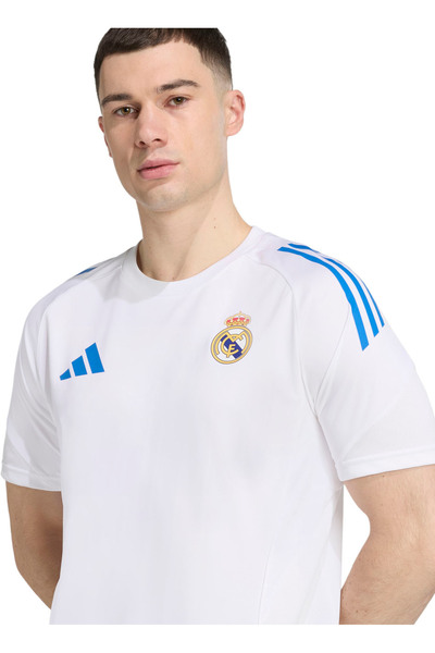 adidas JP4026 REAL EU TR JSY Λευκό στενό ανδρικό μπλουζάκι