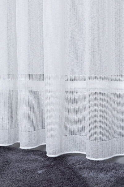 Payidar Salon Oda Yatak Odası Düz Avangard Brillant Yeni Sezon 2025 1/3 Sık Pile Tül Perde BİRCE