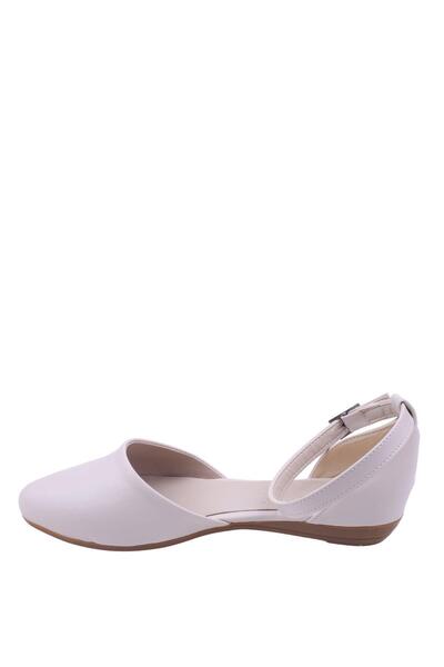 Sedef 444 Women's Ankle Strap Casual Babet Shoes