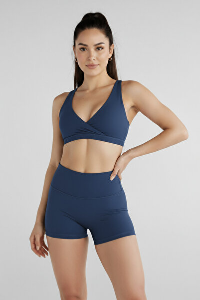 Thestiluxe 4-х сторонні еластичні міні-шорти з високою талією легінси для йоги, спорту та повсякденного носіння